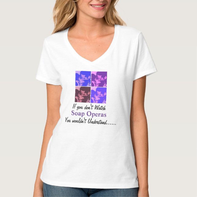 Camiseta Si no ves las telenovelas (Anverso)