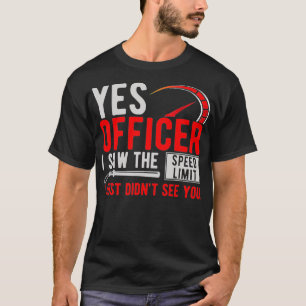 Camiseta Sí Oficial vi el límite de velocidad Moped Chopper