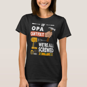 Camiseta Si Opa no puede arreglarlo, todos somos un mandamá