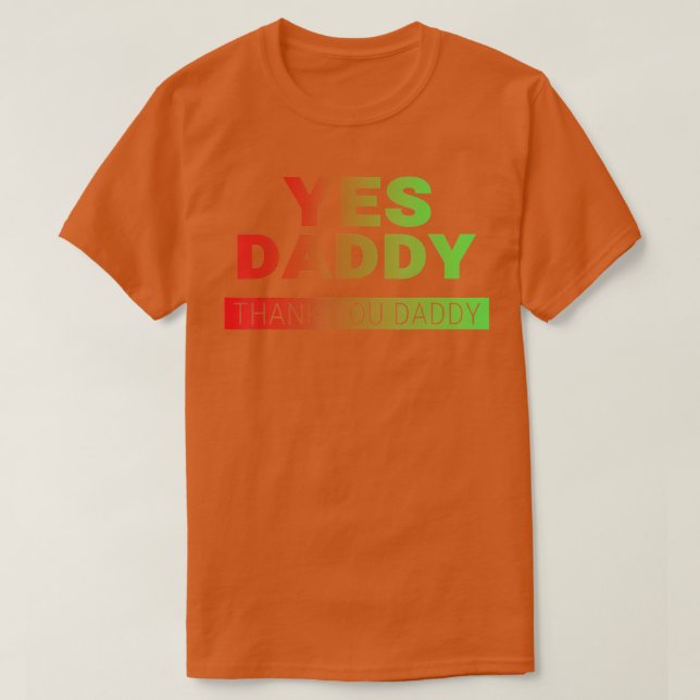 Camiseta Sí Papi Gracias Papi Gradiente Funny Estado Obi (Diseño del anverso)