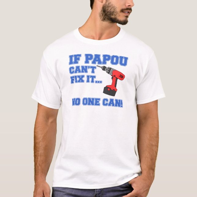 Camiseta Si Papou no puede fijarlo (Anverso)
