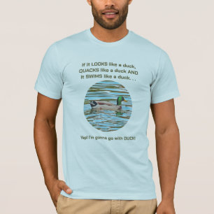 Camiseta "Si Parece Un Pato" /Pensador Crítico