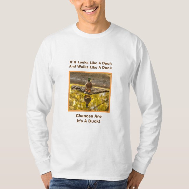 CAMISETA SI PARECE UN PATO Y CAMINA COMO UN PATO (Anverso)
