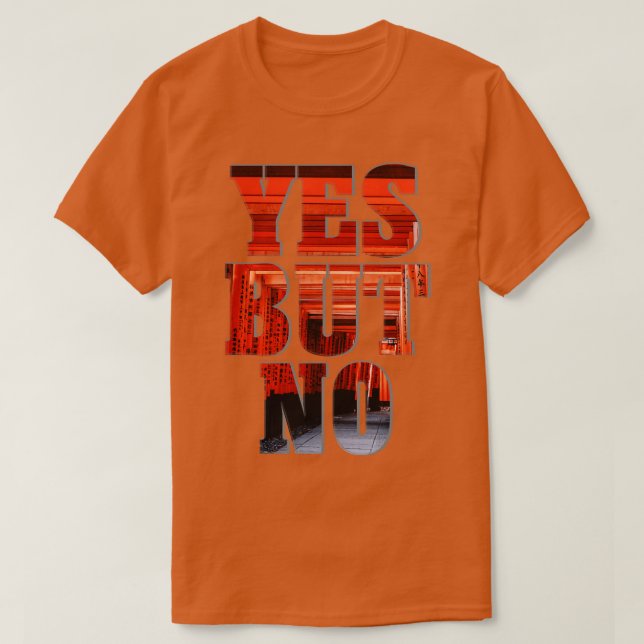 CAMISETA SÍ PERO NO (Diseño del anverso)