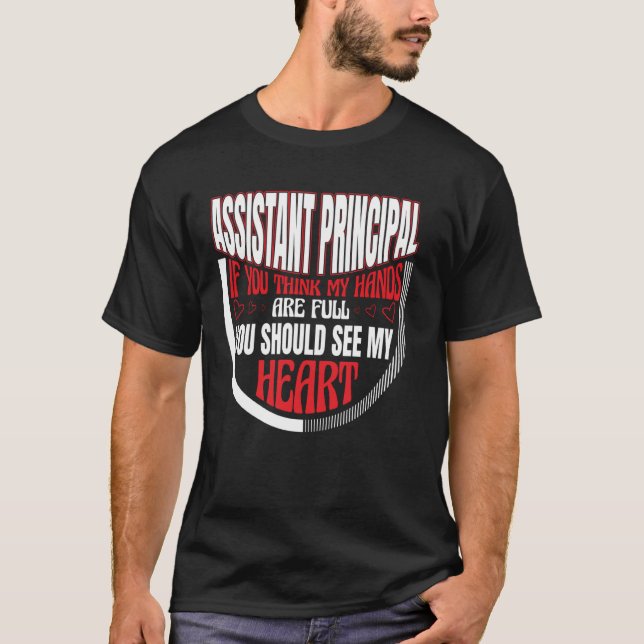 Camiseta Si Piensas Que Mis Manos Son Ayudantes Escolares C (Anverso)