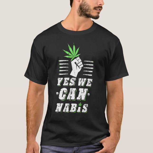 Camiseta Sí Podemos Fumar Algas Nabis (Anverso)