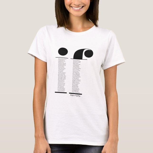 Camiseta Si por Rudyard Kipling (Anverso)