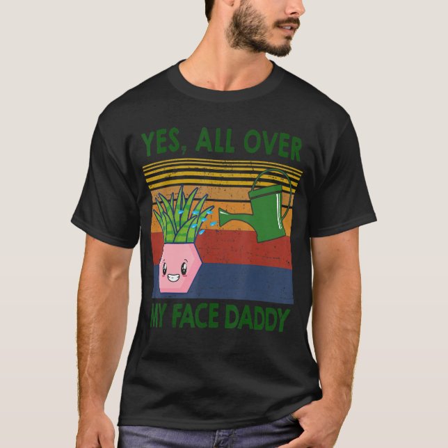 Camiseta Sí Por Toda Mi Cara Papi Planta Lover (Anverso)