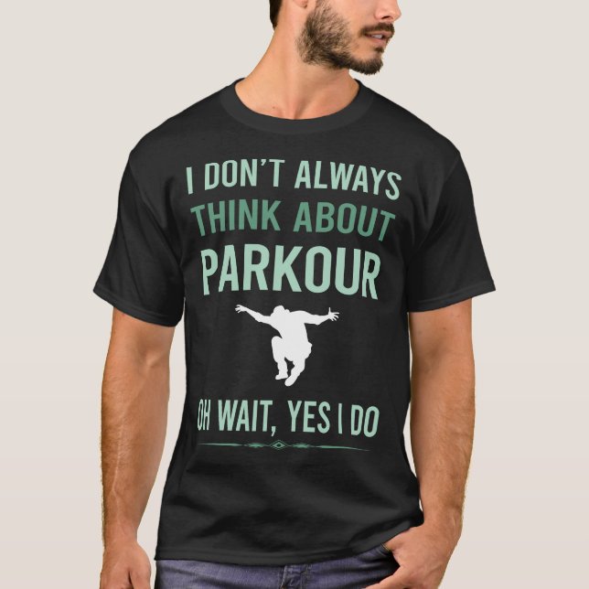 Camiseta Sí, practico parkour (Anverso)