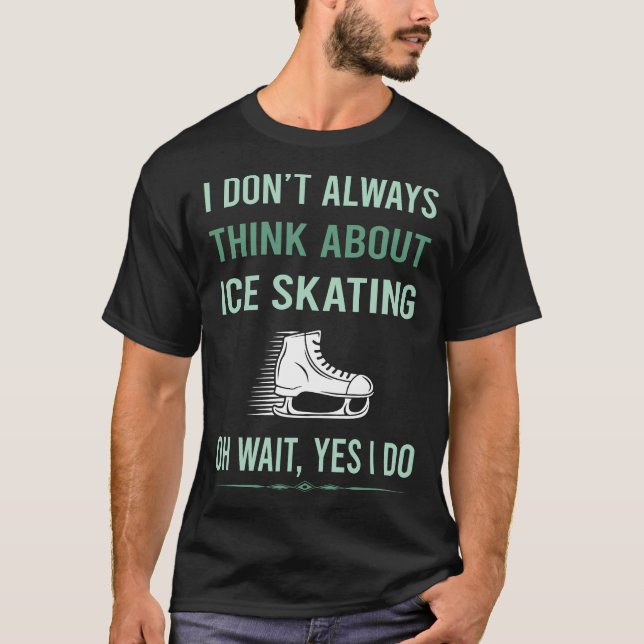 Camiseta Sí, practico patinaje sobre hielo (Anverso)