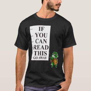 Camiseta Si Pueden Leer Esto Ahuyan Introvert Nerd Turtle