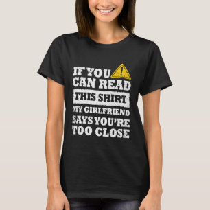 Camiseta Si puedes leer a este novio de Girlfriend