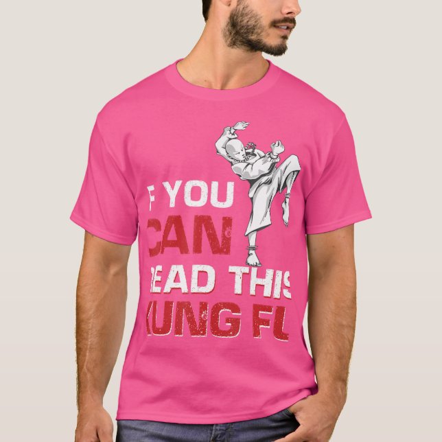 Camiseta Si Puedes Leer Este Kung Fu (Anverso)