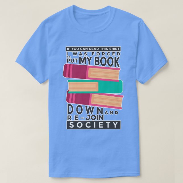 Camiseta Si puedes leer este libro (Diseño del anverso)