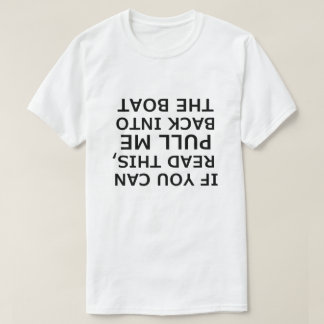 Camiseta Si puedes leer esto boca abajo