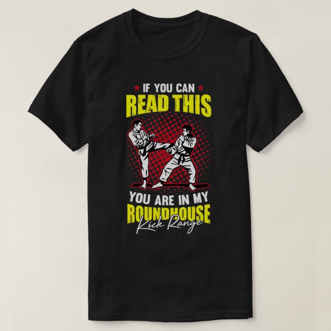 Camiseta Si puedes leer esto, estás en mi casa redonda (Diseño del anverso)