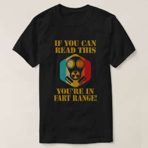 Camiseta Si Puedes Leer Esto Estás En Rango De Pedos Dicho