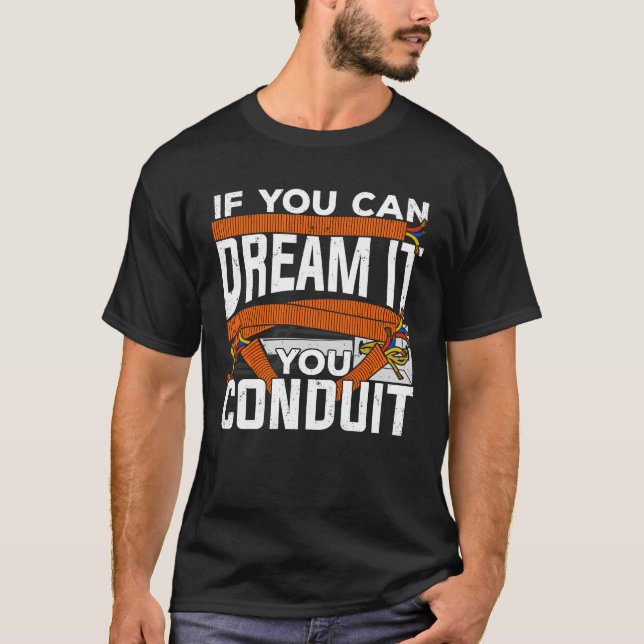 Camiseta Si Puedes Soñarlo, Conduces Regalo Electricista (Anverso)