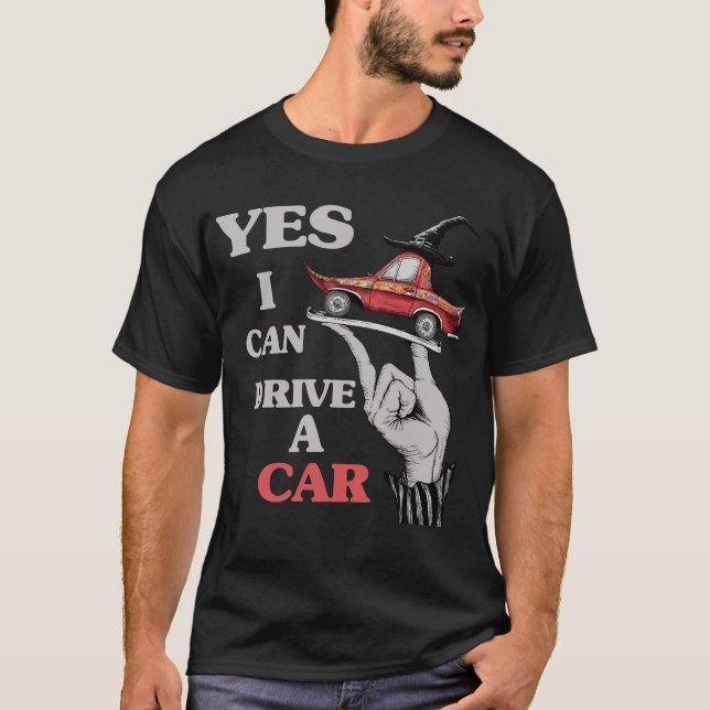 CAMISETA SÍ, PUEDO CONDUCIR UN COCHE (Anverso)