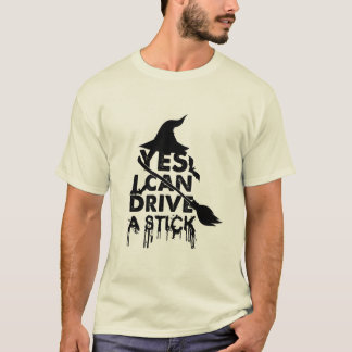 Camiseta Sí, puedo conducir una transmisión manual DISEÑO D