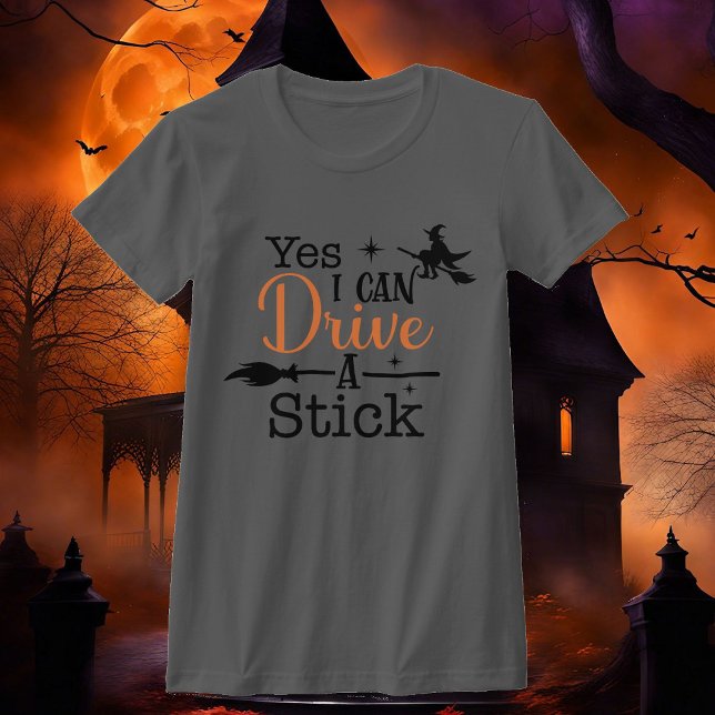 Camiseta Sí, puedo manejar un palo de algodón de halloween  (Subido por el creador)