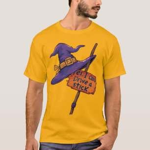 Camiseta Sí, Puedo Manejar Un Palo Funny Halloween Tocante