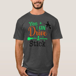 Camiseta Sí, puedo manejar una Halloween de mujeres palas