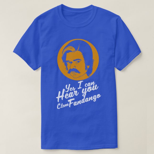 Camiseta Sí, puedo oírte Clem Fandango (Diseño del anverso)