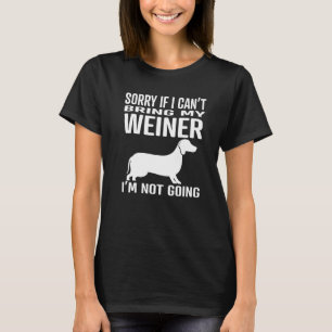 Camiseta Si Puedo Traer A Mi Perro Más Weiner Divertido Dac