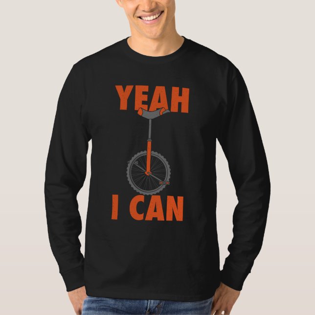 Camiseta Sí, puedo uniciclo (Anverso)