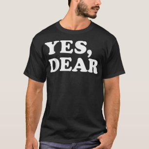 Camiseta Sí Querido Divertido Día de San Valentín de Matrim