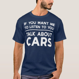 Camiseta Si quieres que hable de autos
