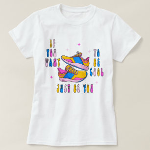 Camiseta Si quieres ser genial, solo sé tú mismo, Autismo