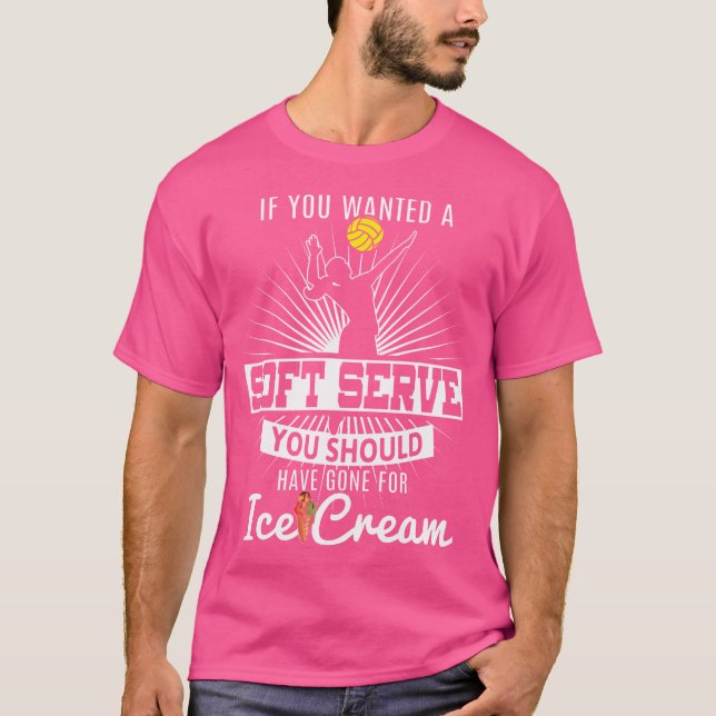 Camiseta Si Quieres Un Entrenador De Voleibol De Servicio S (Anverso)