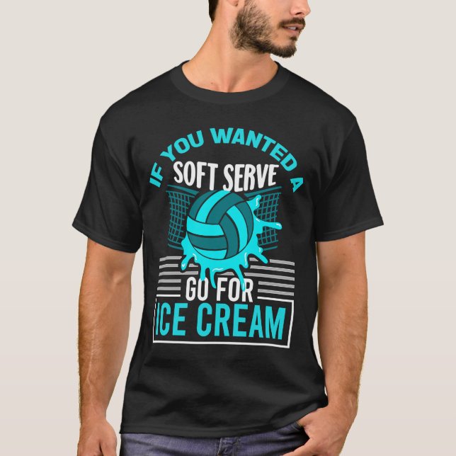 Camiseta Si Quieres Un Servicio Suave, Ve Por El Voley Hela (Anverso)
