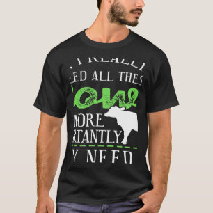 Camiseta Sí, Realmente Necesito Todas Estas Vacas Presentes