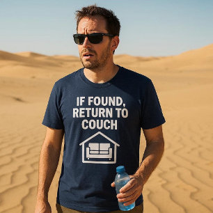 Camiseta Si se encuentra, devuélvase al sofá