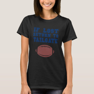 Camiseta Si se pierde, devuelva a Tailgate White Tailgating