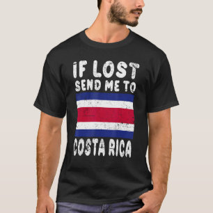 Camiseta Si se pierde, envíame a Costa Rica