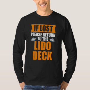 Camiseta Si se pierde, por favor devuelva a la cubierta Lid
