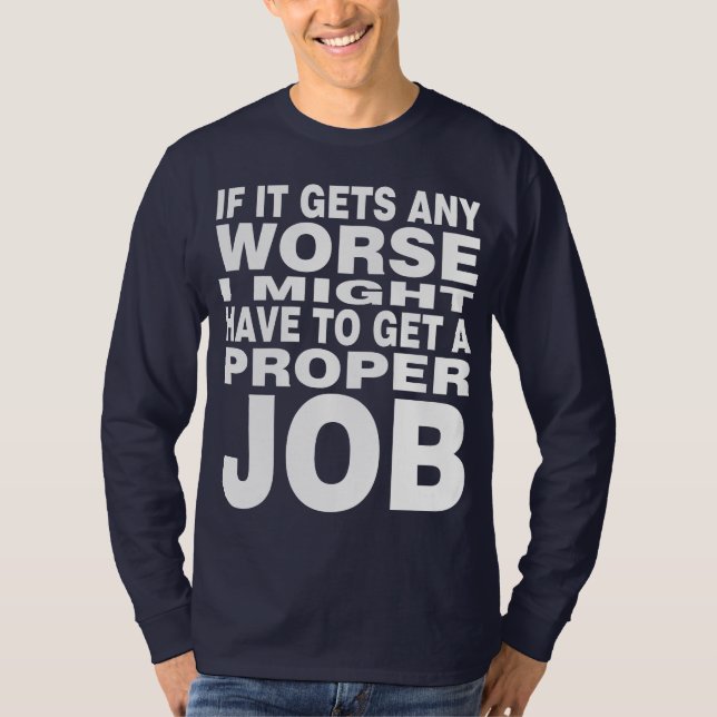 Camiseta Si se pone peor (Anverso)