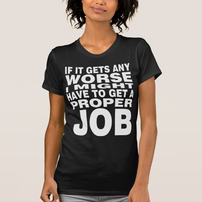 Camiseta Si se pone peor (Anverso)