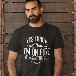 Camiseta Sí, sé que estoy en llamas