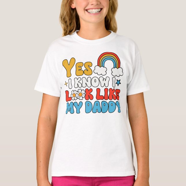 Camiseta Sí, sé que me parece mi papá (Anverso)