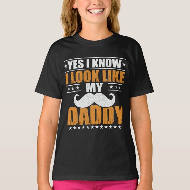 Camiseta Sí, sé que me parece mi papá (Anverso)