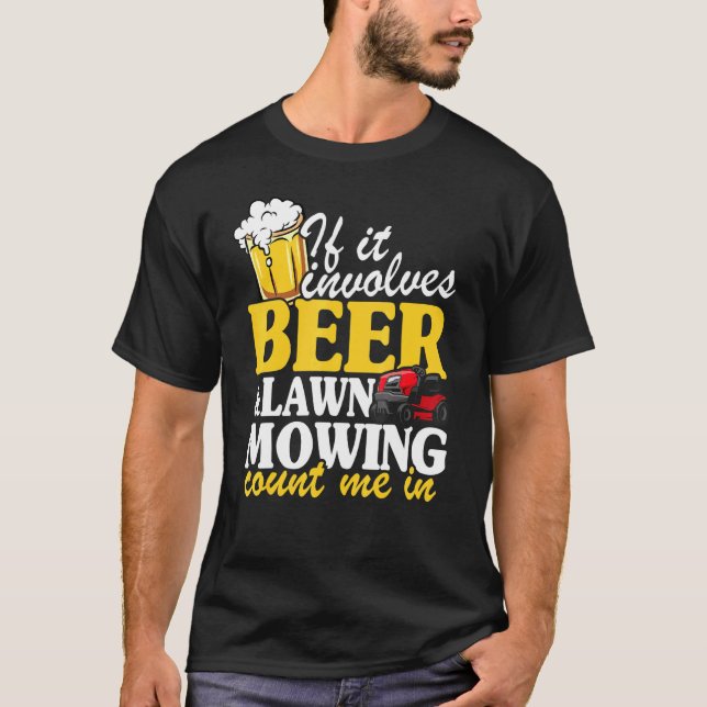 Camiseta Si Se Trata De Masas De Hierro De Cerveza, Cuéntam (Anverso)