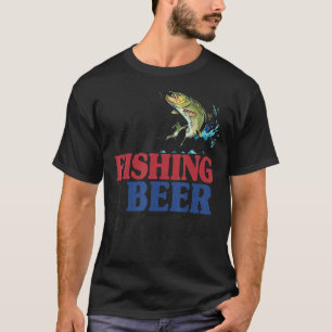 Camiseta Si Se Trata De Pesca Y Cerveza Estoy En El Pescado
