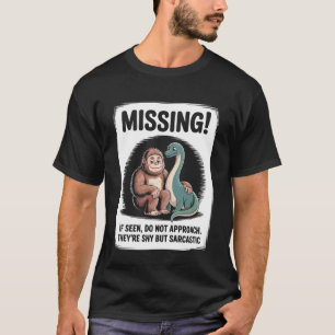 Camiseta Si se ve no se acerque a la críptida Nessie Loch N
