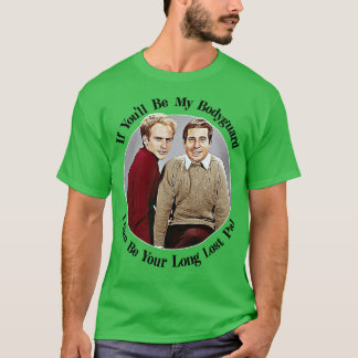 Camiseta Si Serás Mi Guardaespaldas Puedo Ser Tu Larga Perd