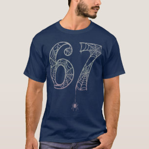 Camiseta Si Seven 6 7 Meme Araña Espeluznante Halloween chi